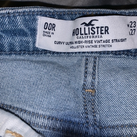 Hollister high waisted jeans Woman’s. NWT. Never worn size 00 - Picture 5 of 9